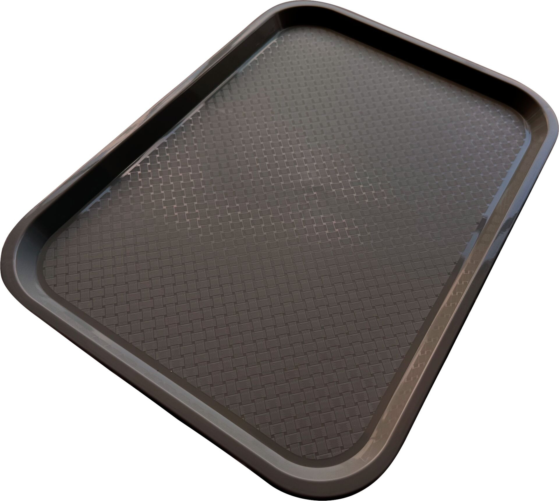 Serviertablett PP 41,5x31cm braun